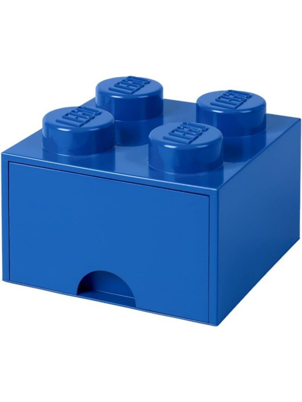 Stackable LEGO Brick Drawer - Bright Blue Storage & Décor for Kids' Room
